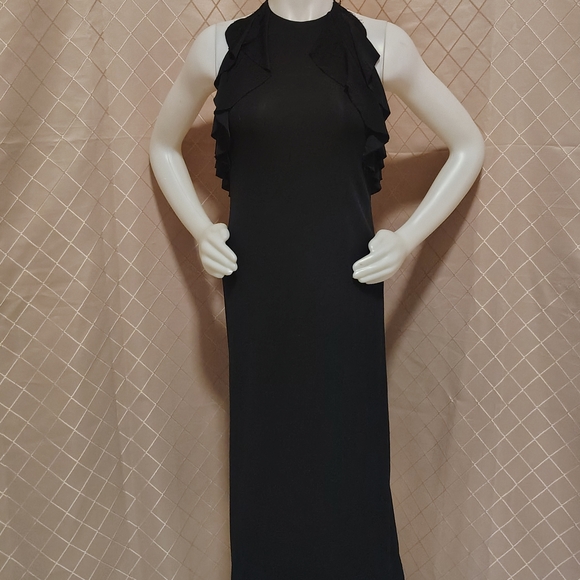Ralph Lauren Dresses & Skirts - Ralph Lauren Black Ruffle Maxi Dress
